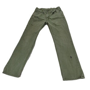 Vintage Levis 514 Jeans Mens Sz 34x34 Green Grunge Denim Gorpcore Y2k Jean Pants